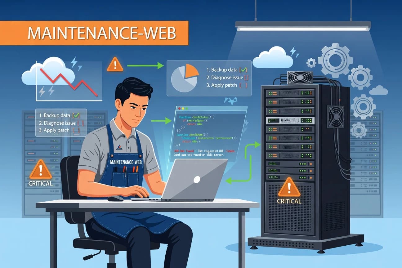 Jasa Perawatan Website Profesional SerangDev